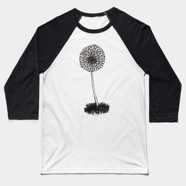 Dandelion Baseball T-Shirt by Lavenderbuttons